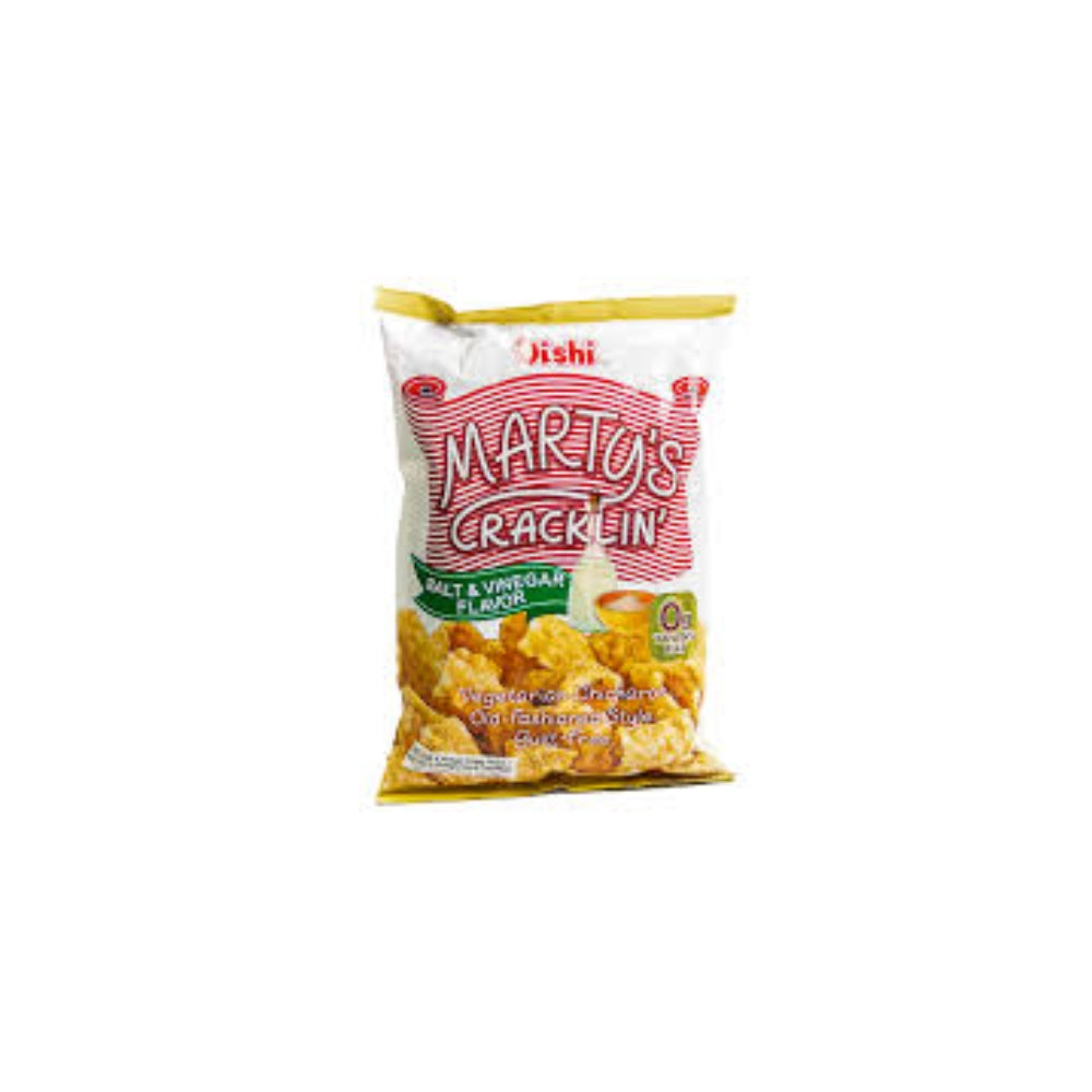 OISHI MARTY'S CRACKLINGS SALT AND VINEGAR Â 90GM