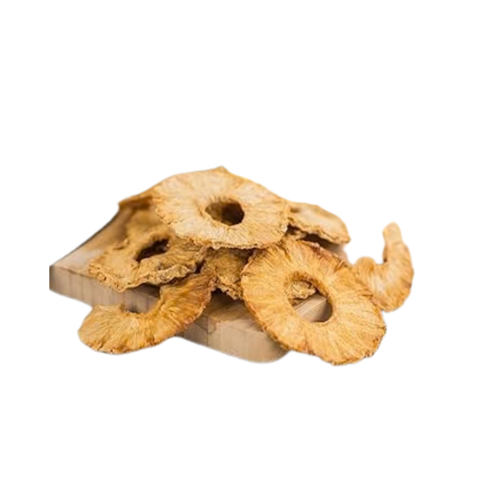 ORGANIC PINEAPPLE RINGS DRIED (UNSULPHURED) 2 LBS