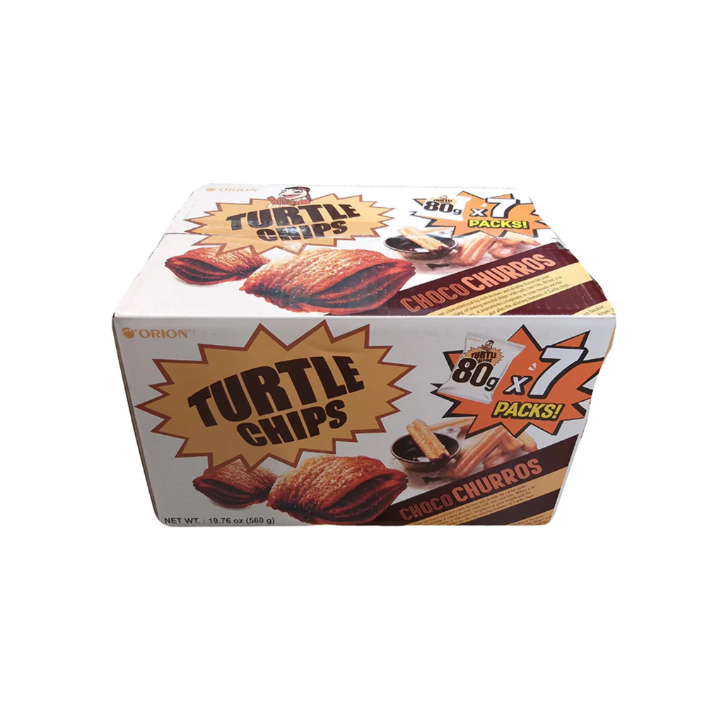 OR)TURTLE CHIPS-CHOCO 7P 560G