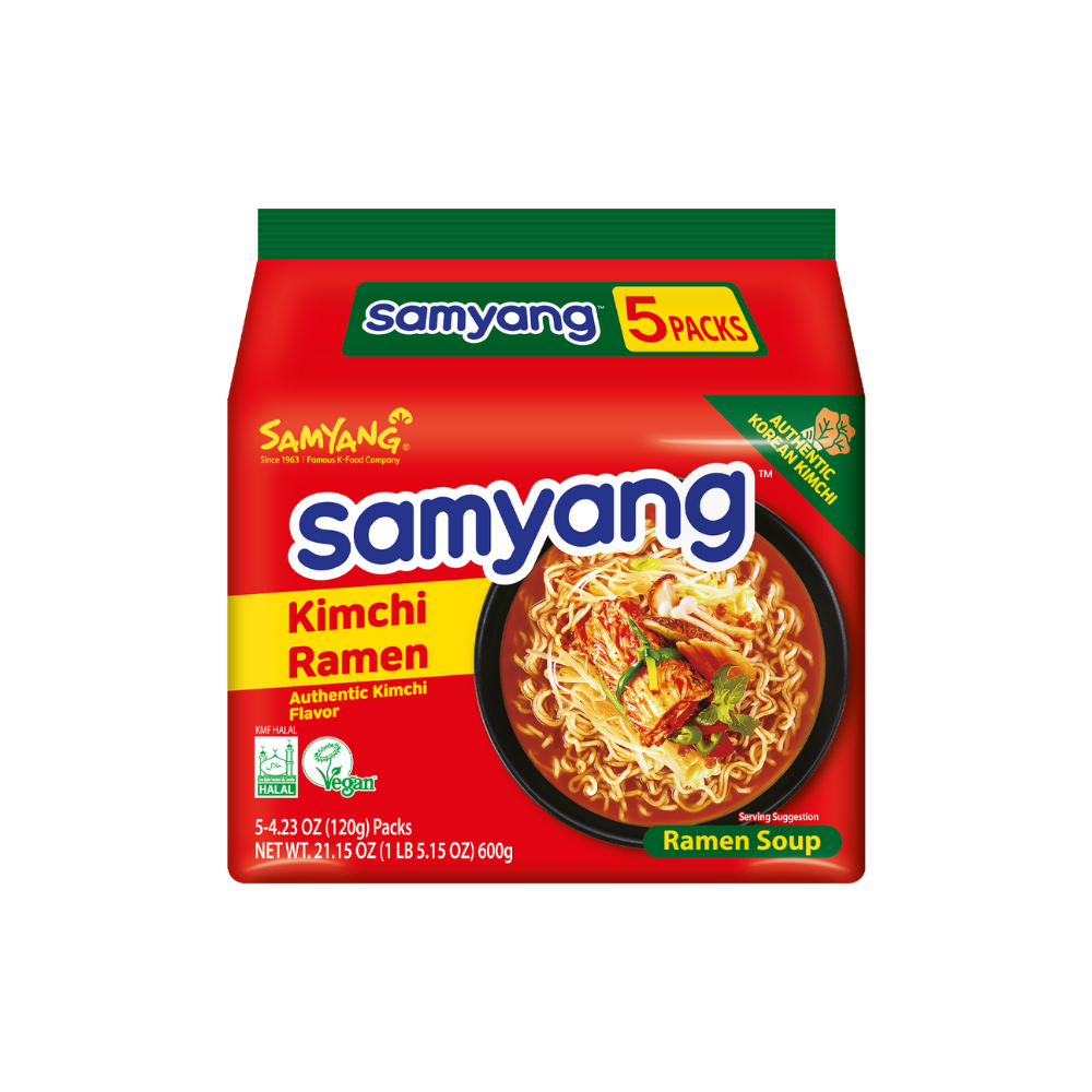 SAMYANG RAMEN SOUP KOREAN KIMCHI FLAVOR (120 GM X5)