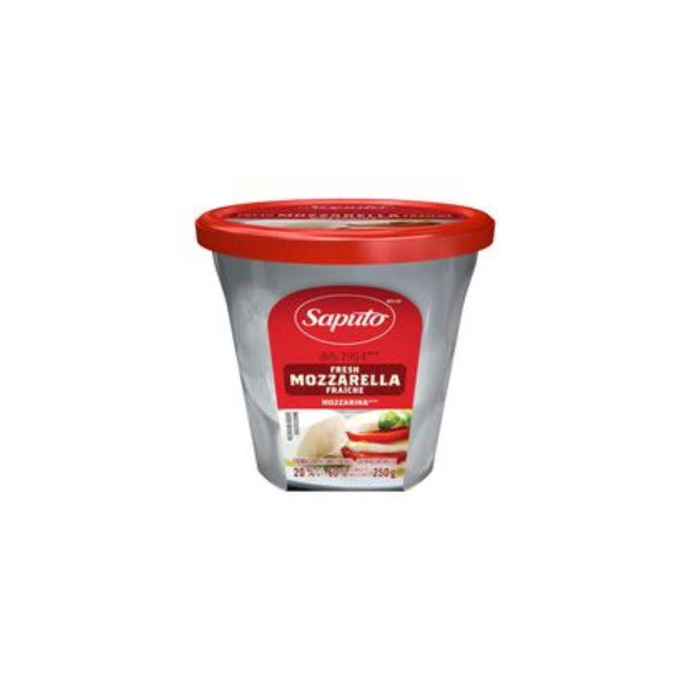 SAPUTO MOZZARELLA CHEESE SLICE 27% 12 X 21 GM (252 GM)