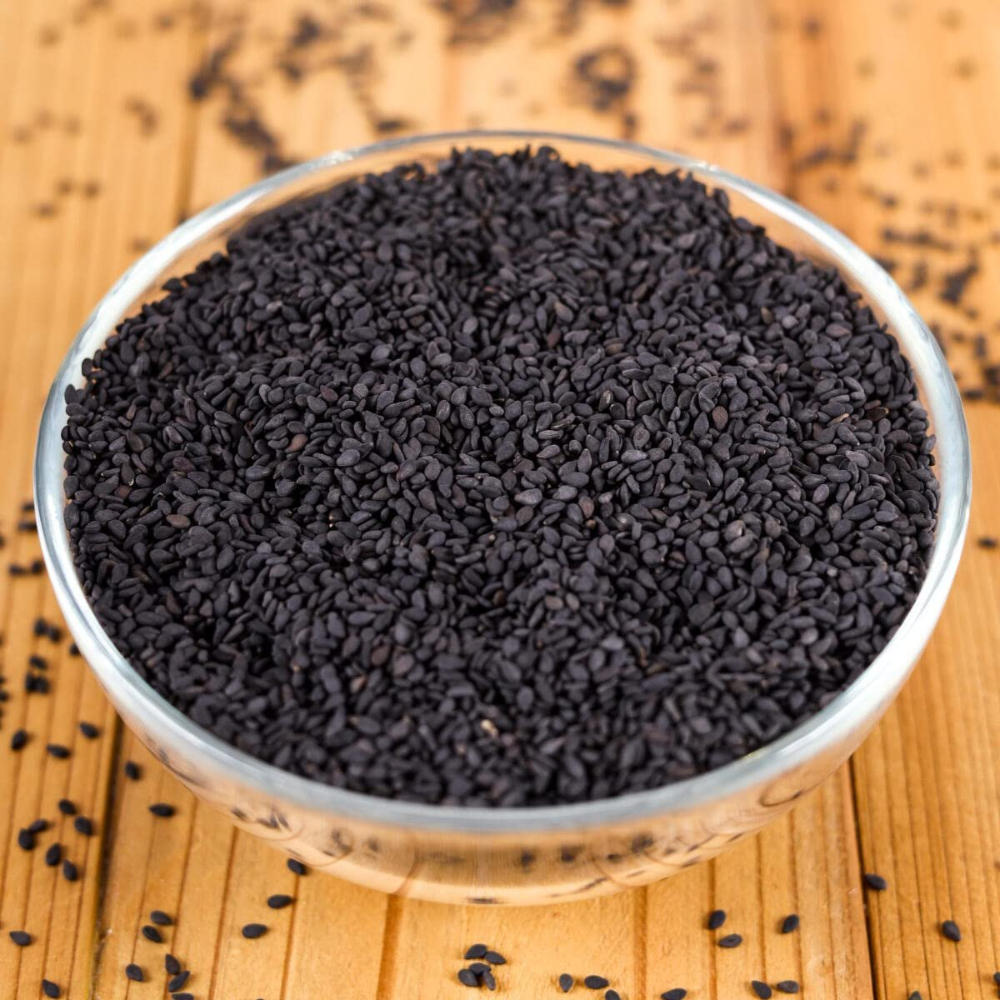 SESAME SEED ROASTED BTL BLACK 240 GM