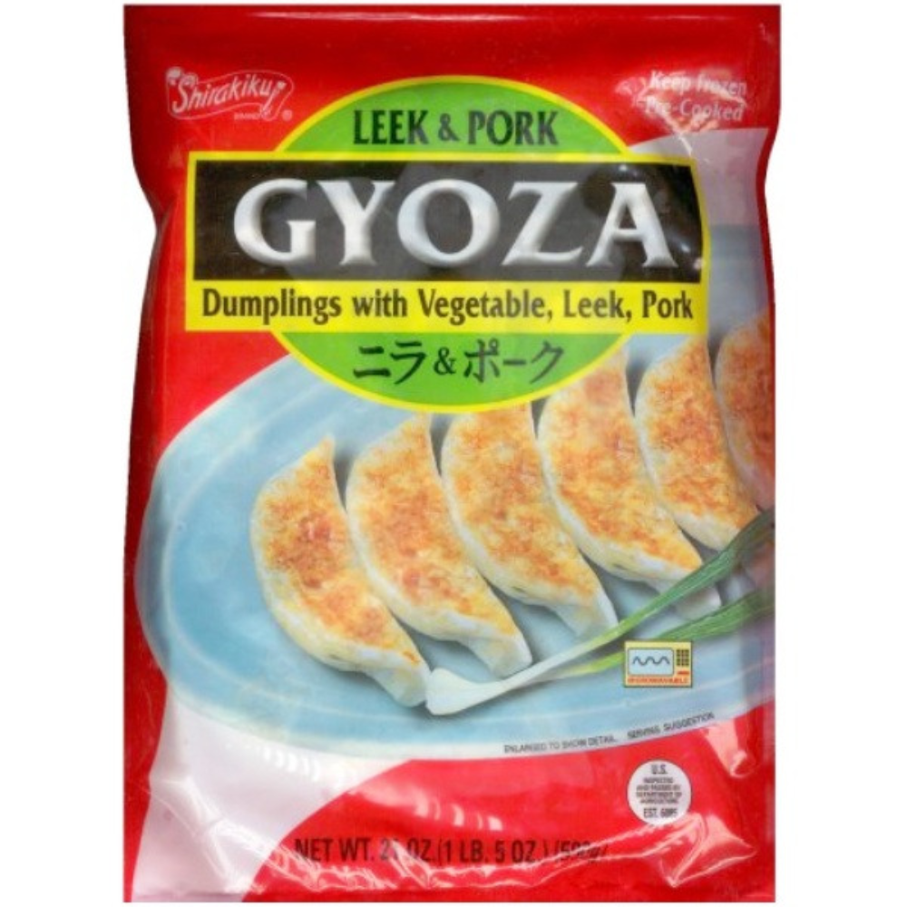 SHIRAKIKI GYOZA LEEK & PORK 590GM