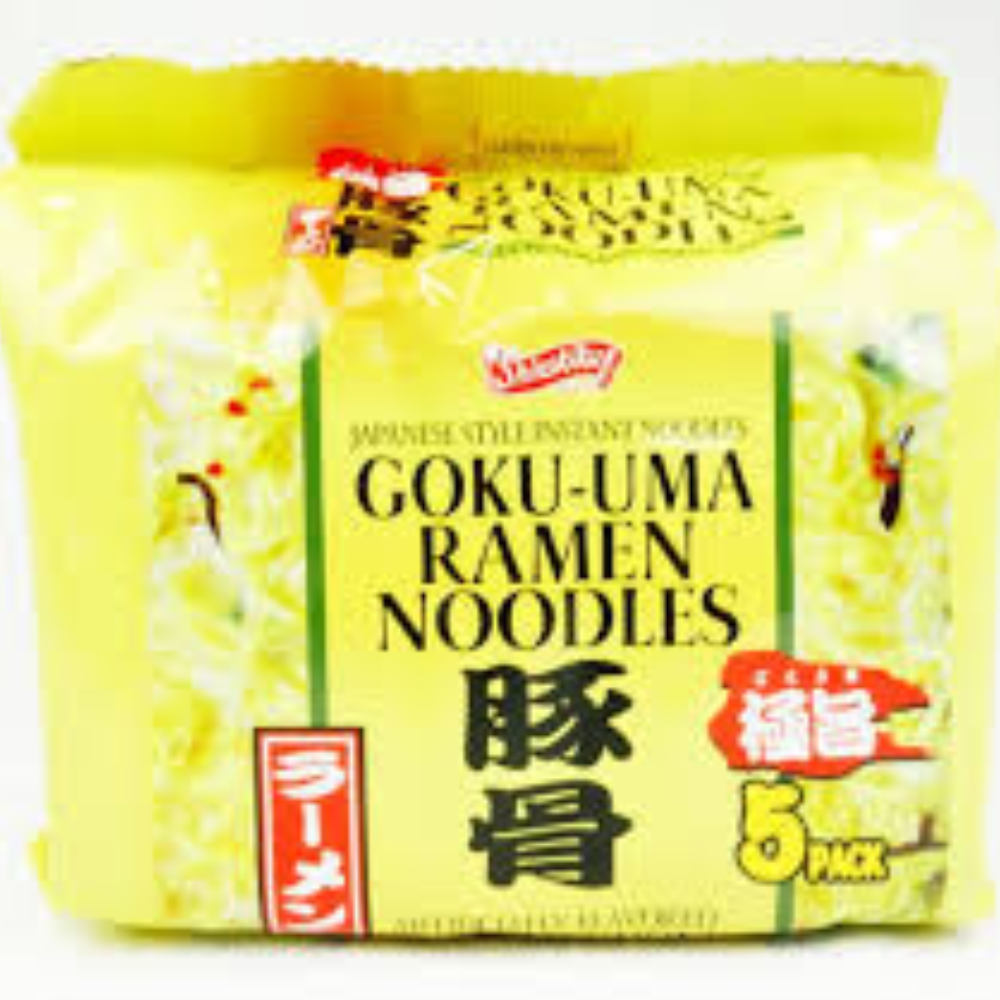 SHIRAKIKU-INSTANT GOKUUMA RAMEN TOKOTSU 5PACK