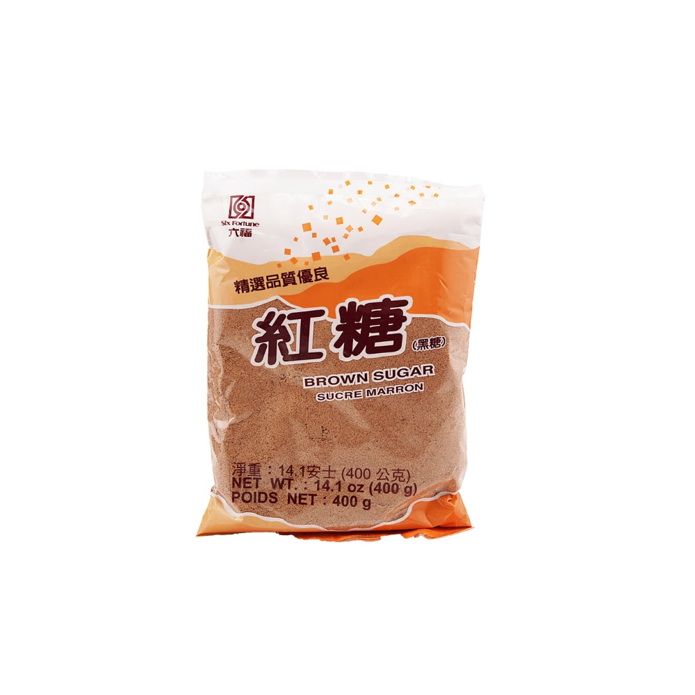 SIX FORTUNE BROWN SUGAR 400 GM