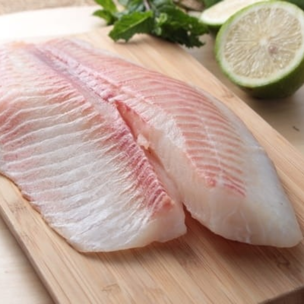 SK TILAPIA FILLET 7/9OZ TAIWAN 200 GM