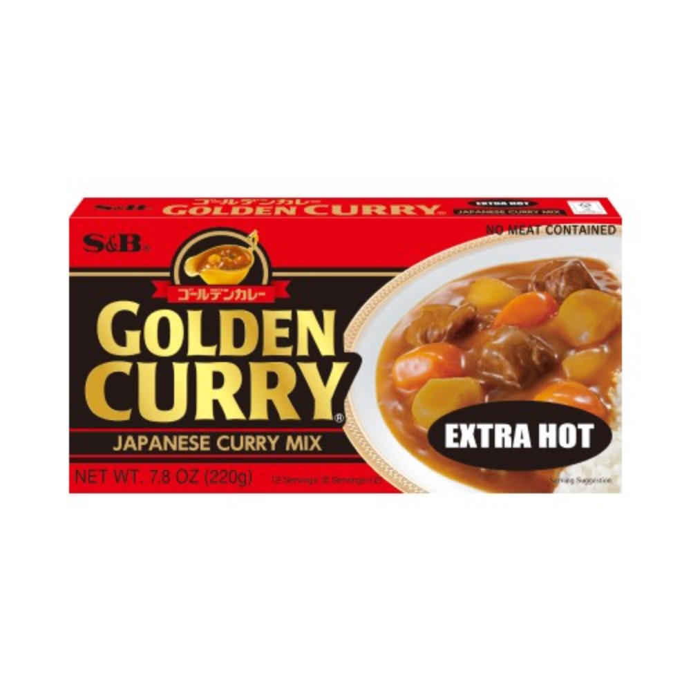 S&B GOLDEN CURRY EX.HOT 220 GM