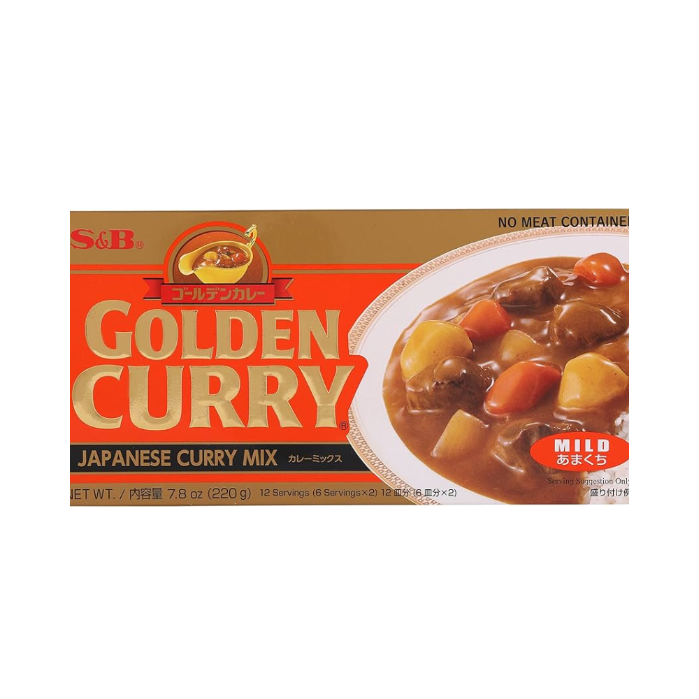 S&B GOLDEN CURRY MILD 220 GM