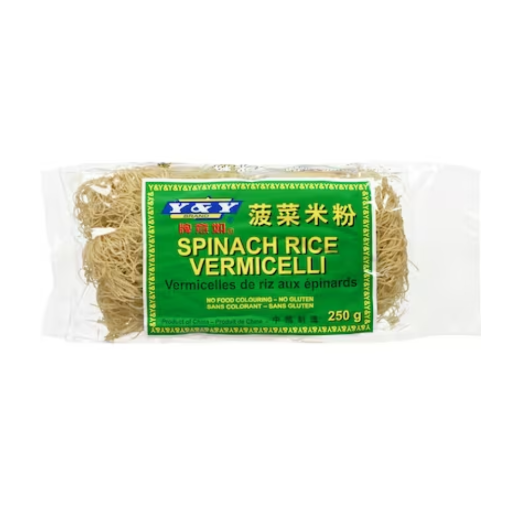 Y&Y SPINACH RICE VERMICELLI 250G