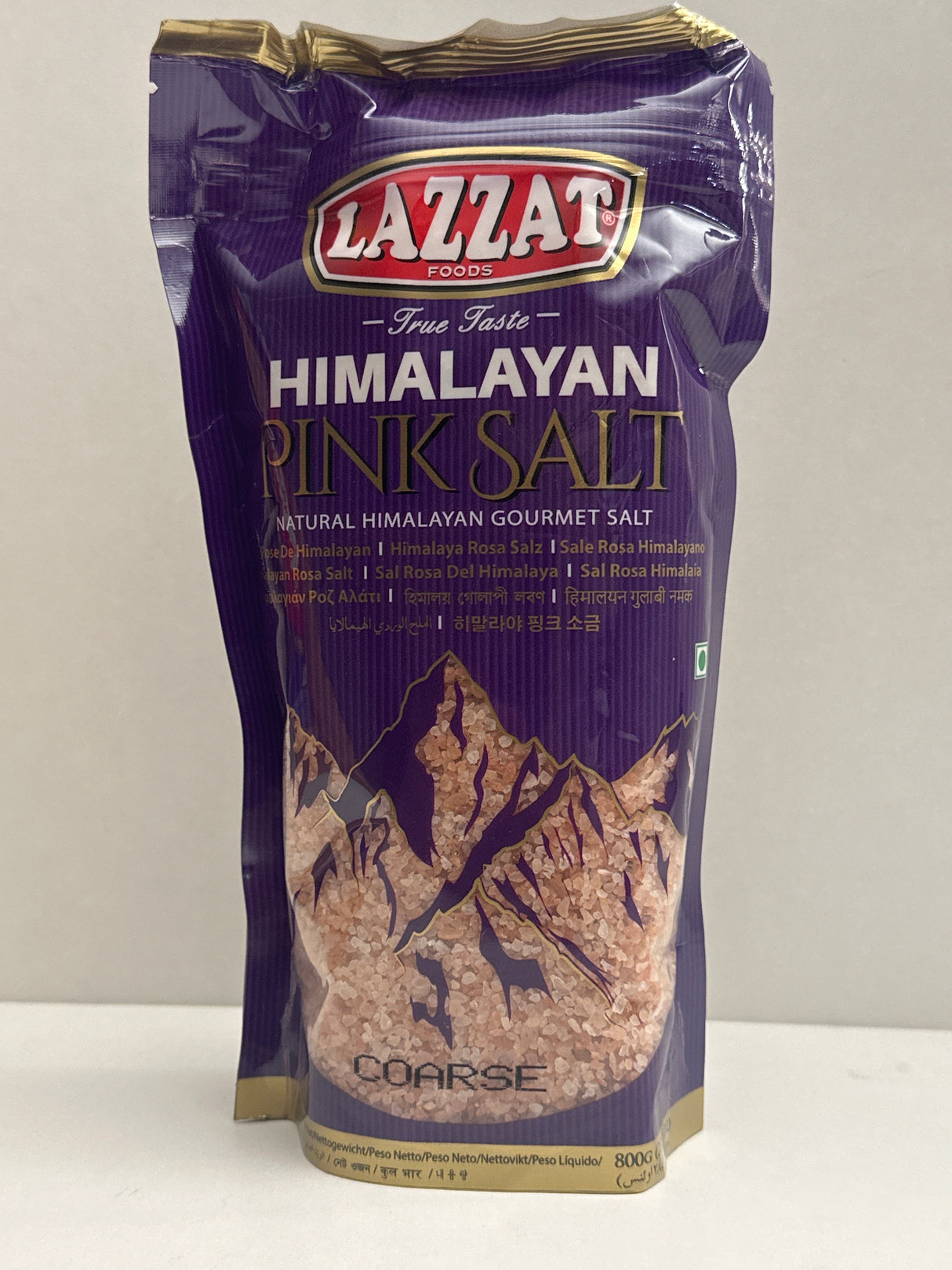 LAZZAT HIMALAYA PINK SALT FINE 800 GM