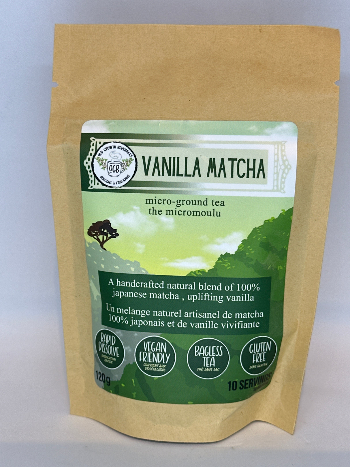 CRAFT VANILLA MATCHA- OLD GROWTH BEVERAGES 120 GM