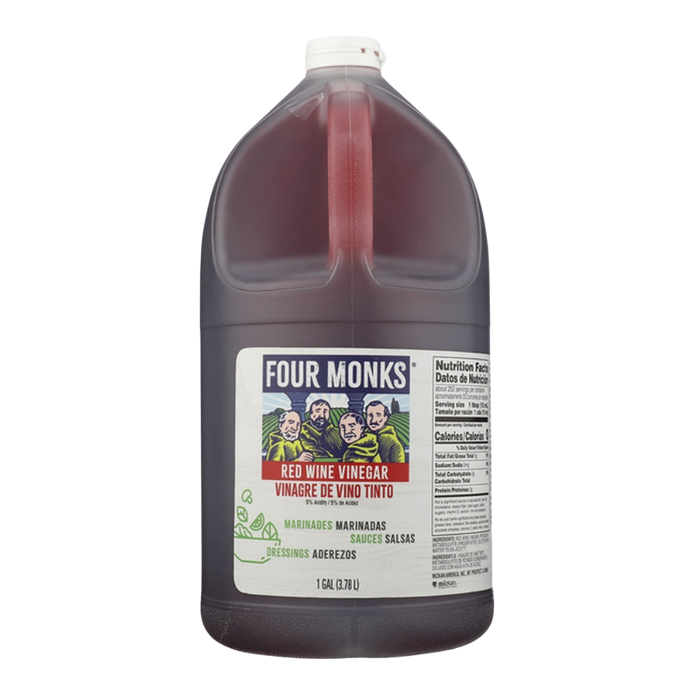 4 MONKS VIN RED WINE 3.78L