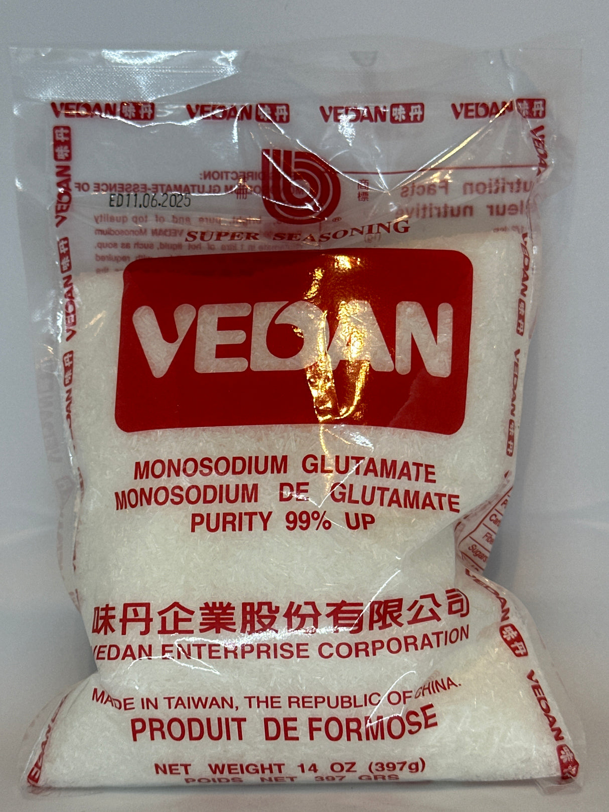 VEDAN MONOSODIUM GLUTAMATE 397 GM