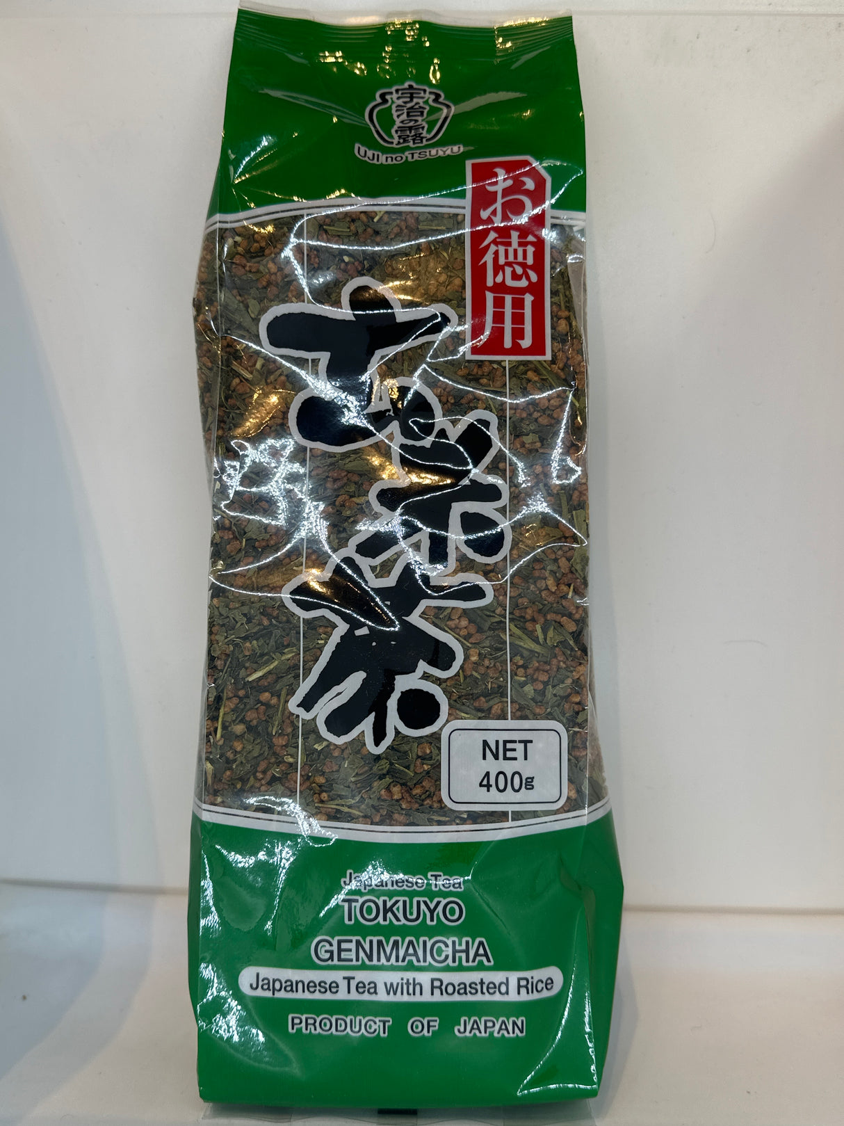 TEA LEAF TOKUYO GENMAI CHA UJINOTSUYU 400GM