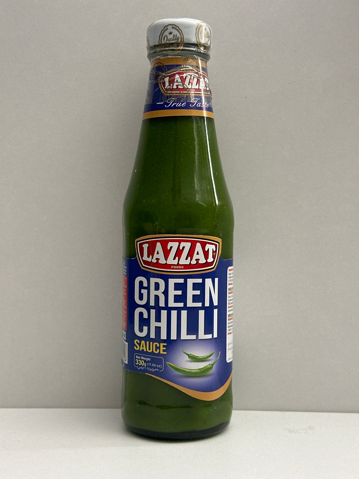 LAZZAT GREEN CHILLI SAUCE 330G