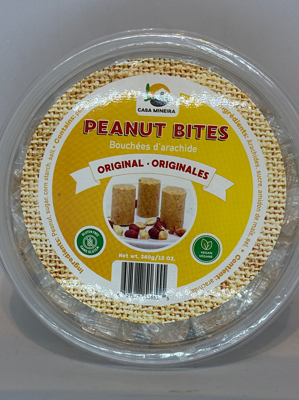 CASA MINEIRA PEANUT BITES TRADITIONAL 340G