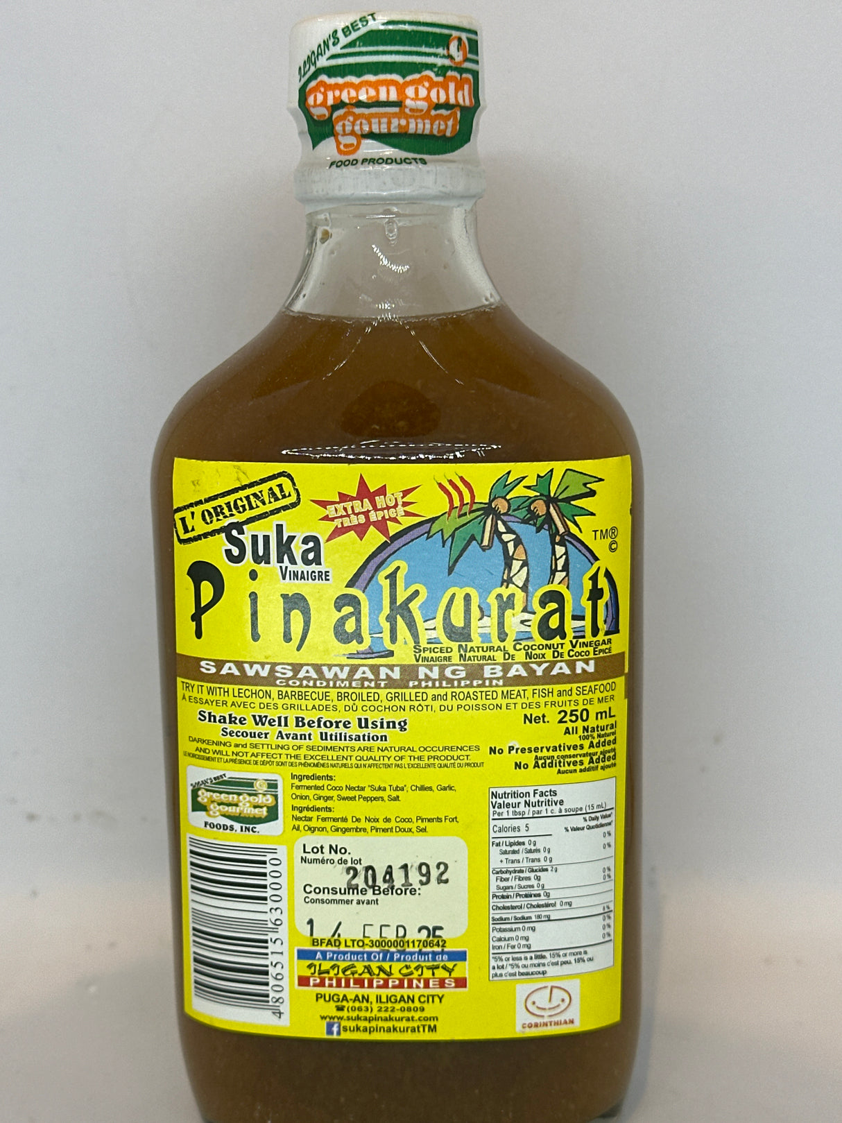 SUKA PINAKURAT VINEGAR 250 ML