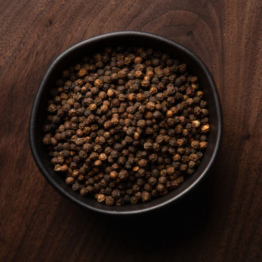 BLACK PEPPERCORN WHOLE 25 LBS