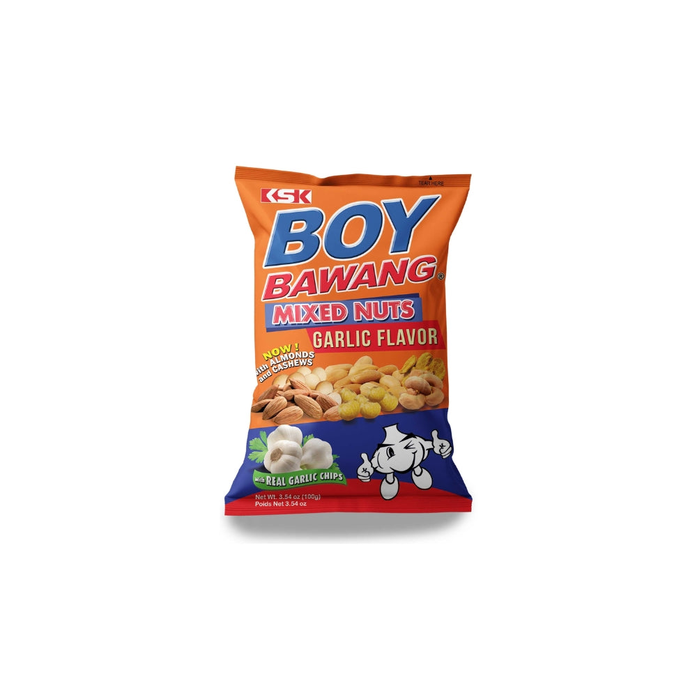 BOY BAWANG MIXED NUTS GARLIC FLAVOUR 100 GM