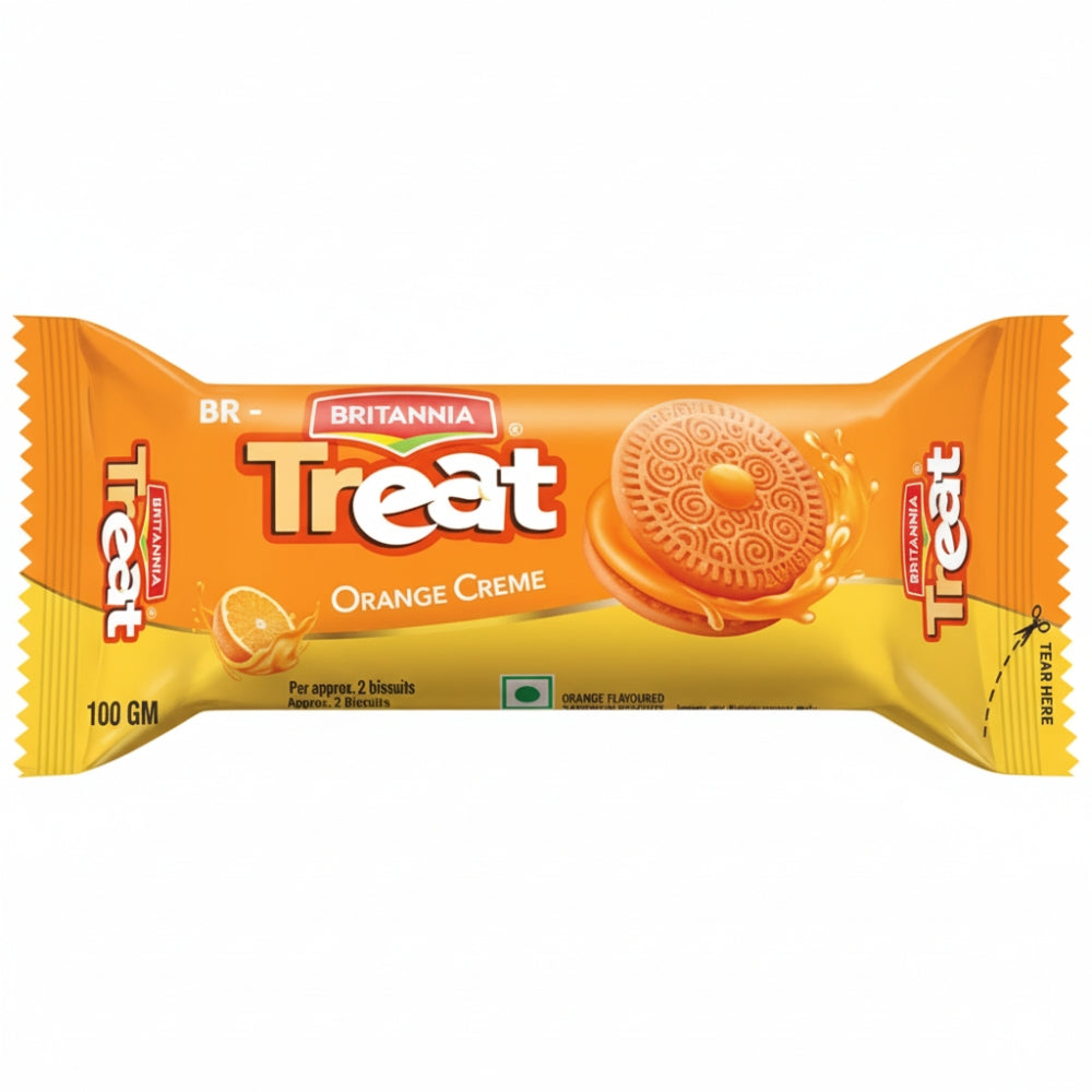 BR - ORANGE CREAM TREAT 100 GM