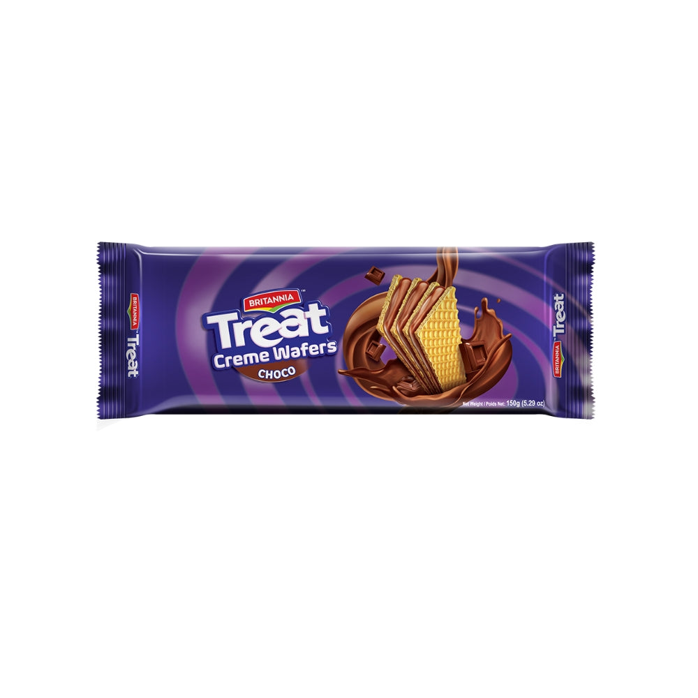 BR - TREAT CREAM WAFER CHOCOLATE 150 GM