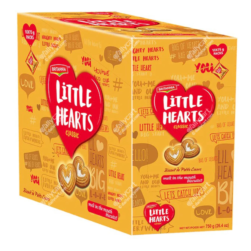 BRITANNIA FAMILY PACK LITTLE HEARTS 10 PKT