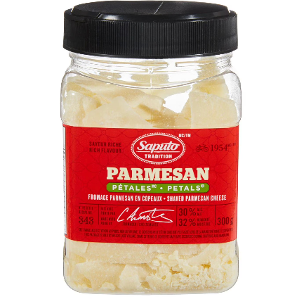 C-SAPUTO PARMESAN PETALS (SHAVED) 2.5 KG - Case of 4