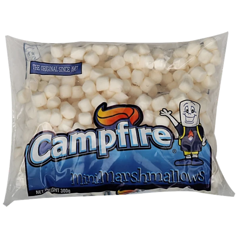 CAMPFIRE MINI MARSHMALLOWS (GF) 300 GM