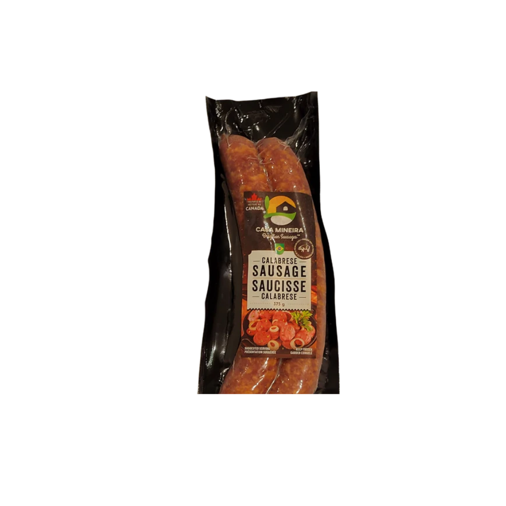 CASA MINEIRA CALABRESE/ SMOKED SAUSAGE 375G