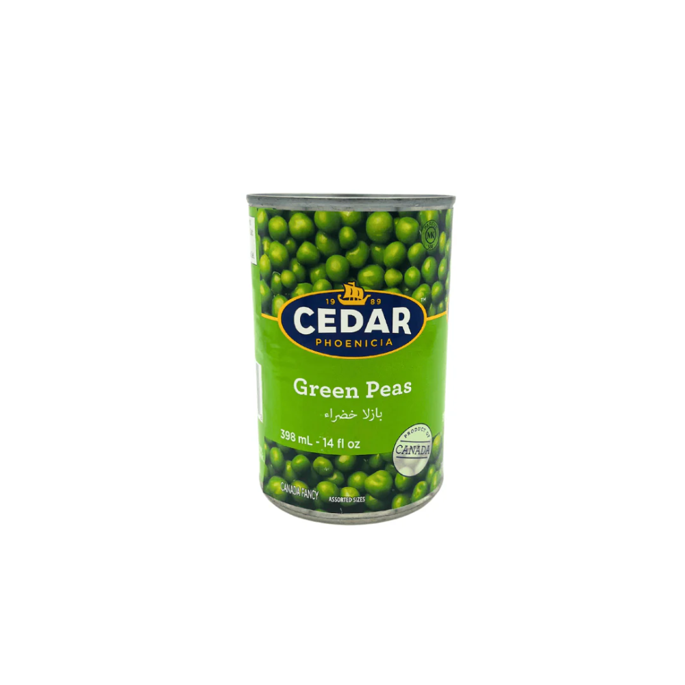 CEDAR GREEN PEAS 398ML