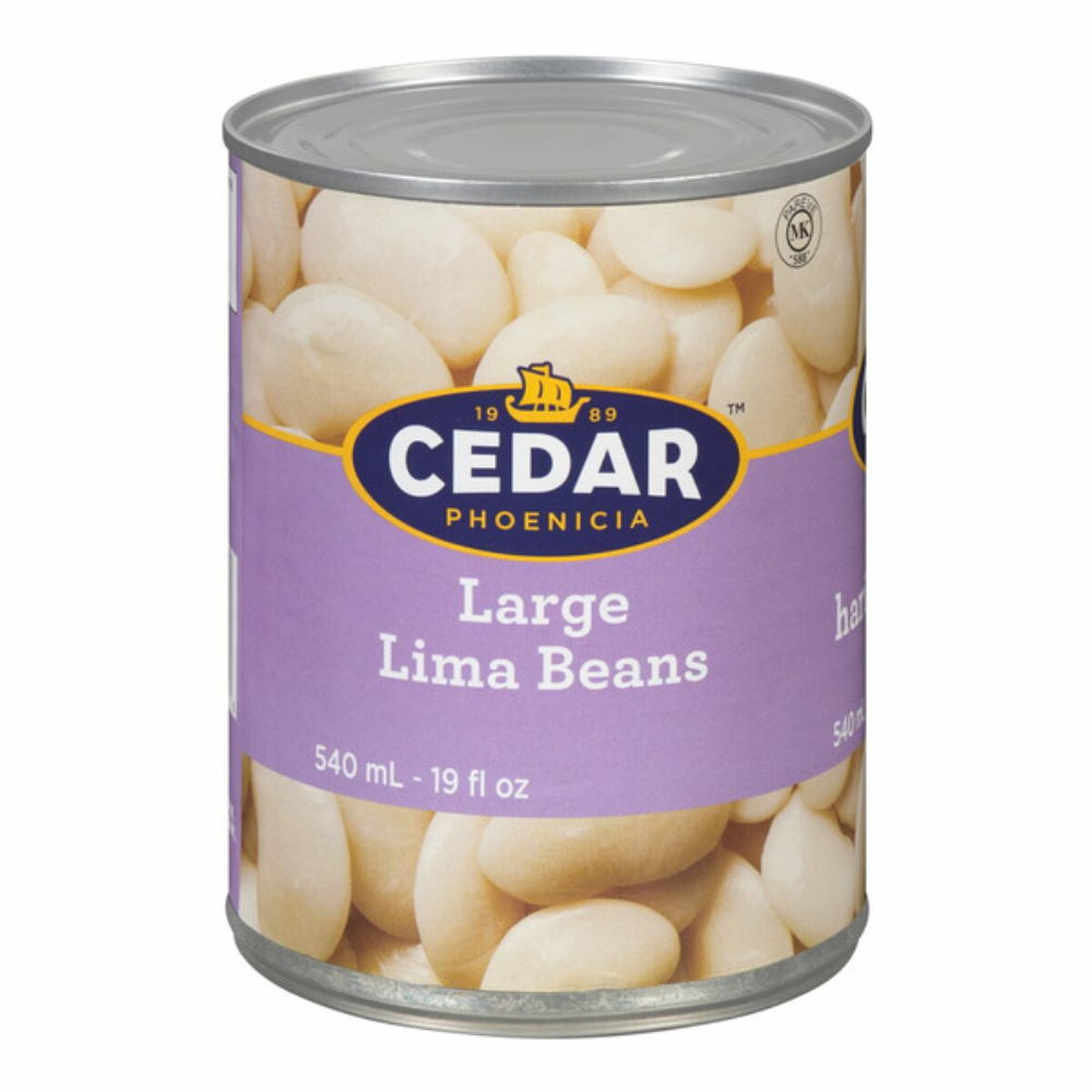 CEDAR LARGE LIMA BEANS 540 ML