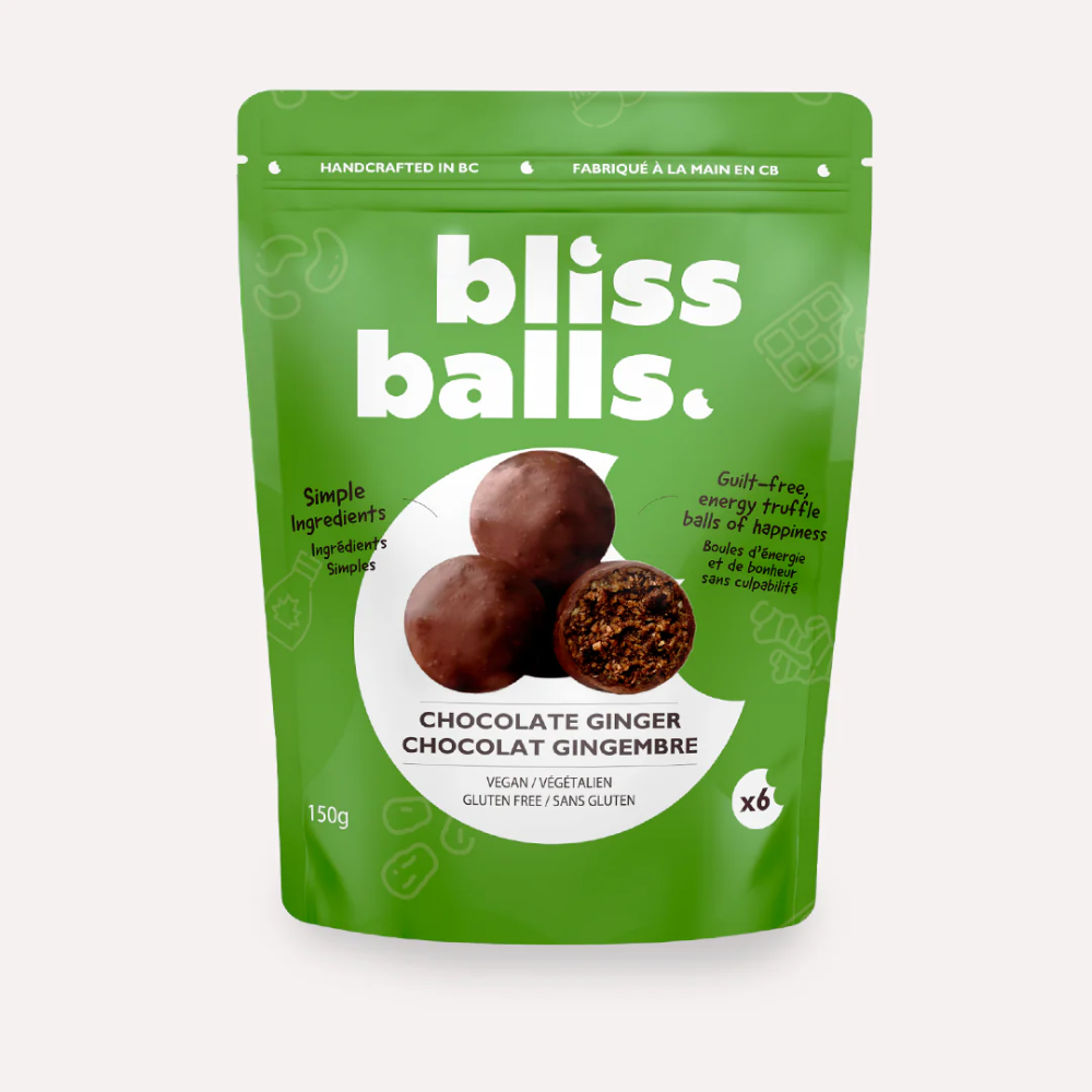 CHOCOLATE GINGER BLISS BALLS 150 GM