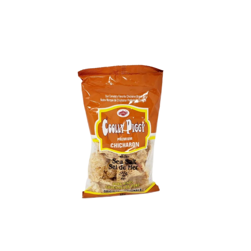 COOLL PIGGY THE CHICHARON FACTORY GARLIC FLAVOUR 75GM