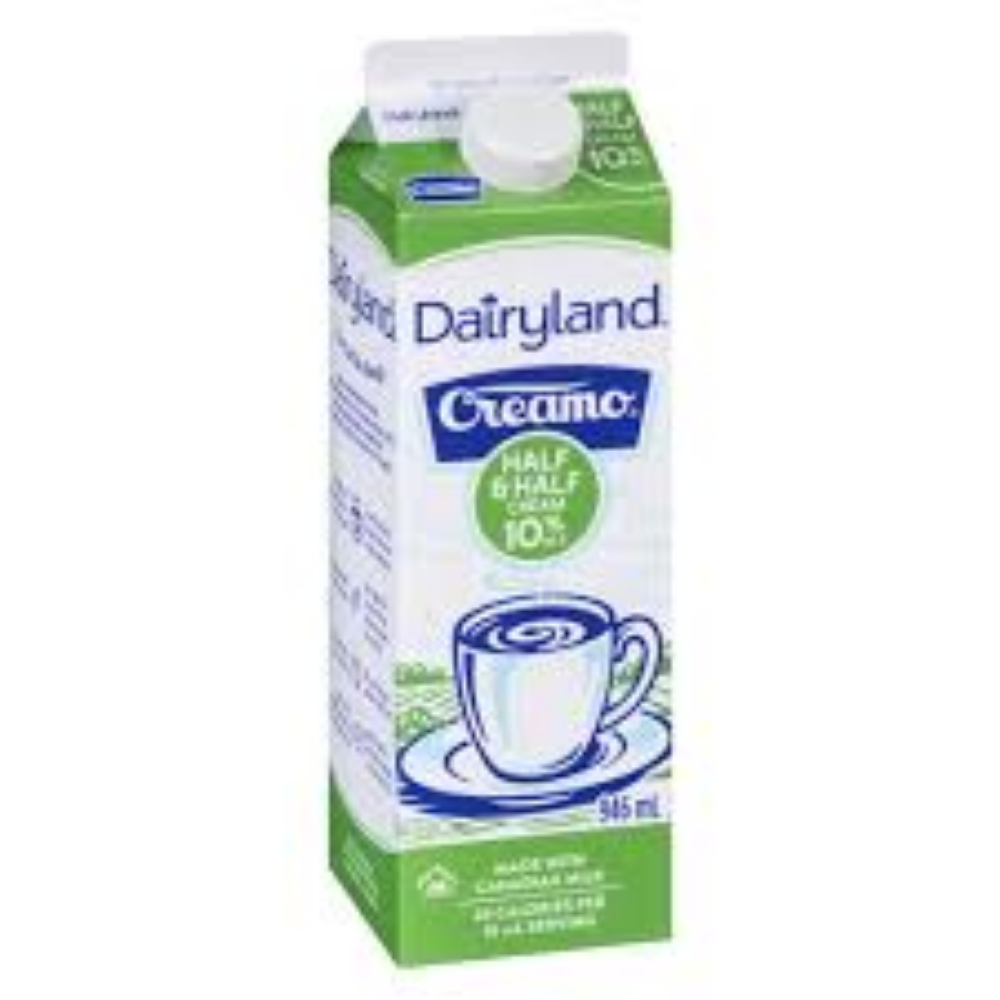 DAIRYLAND CREAMO HALF & HALF 10% 946 ML
