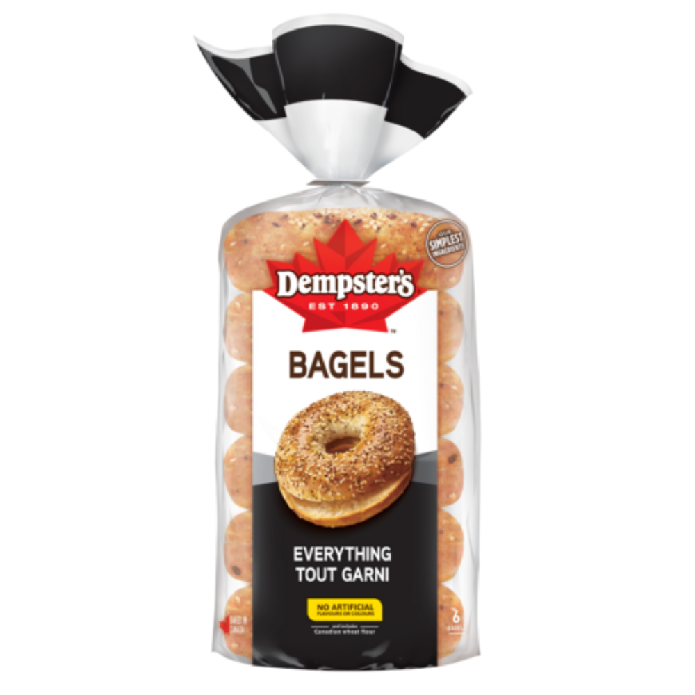 DEMPSTER’S EVERYTHING BAGEL 6 PCS