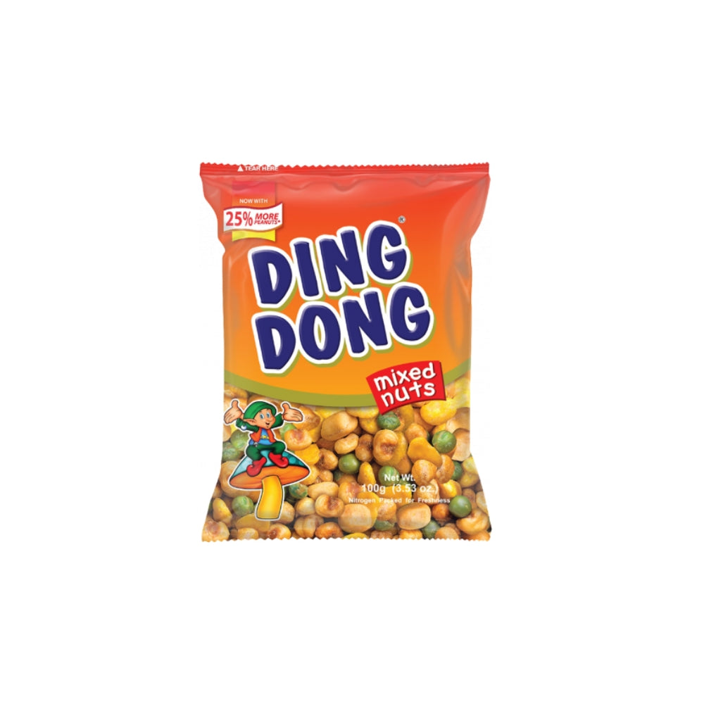 DING DONG BIG MIXED NUTS 60 X 100 G