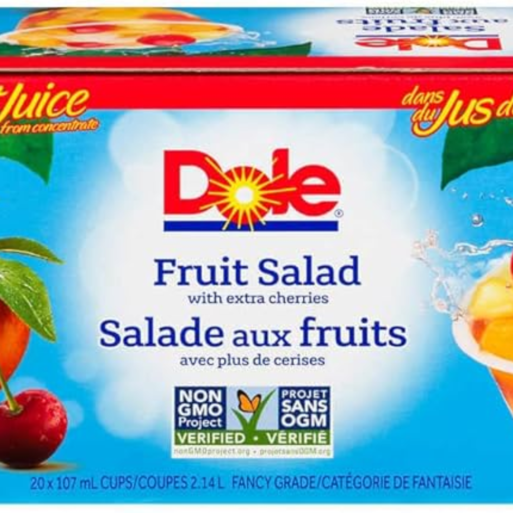 DOLE FRUIT SALAD CUPS 20 EACH - BOX