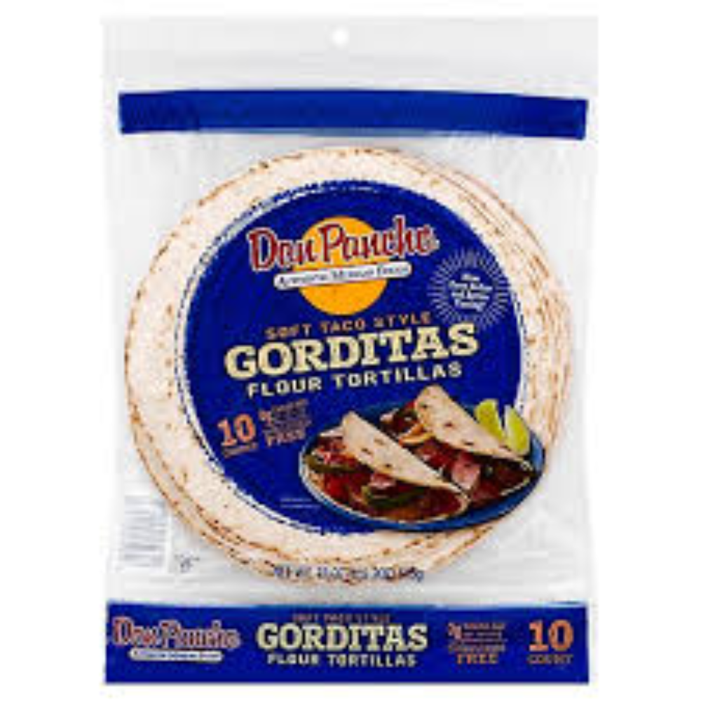 DON PANCHO SOFT TACO STYLE GORDITTA 408G