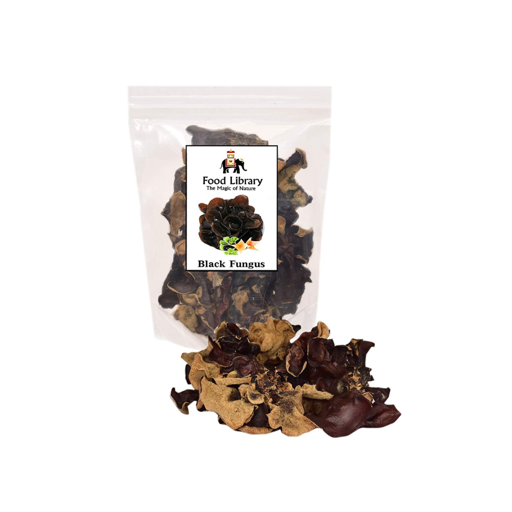 DRIED BLACK FUNGI MUSHROOM 125 GM