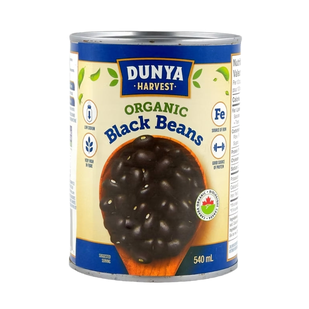 DUNYA ORGANIC BLACK BEANS 540 ML