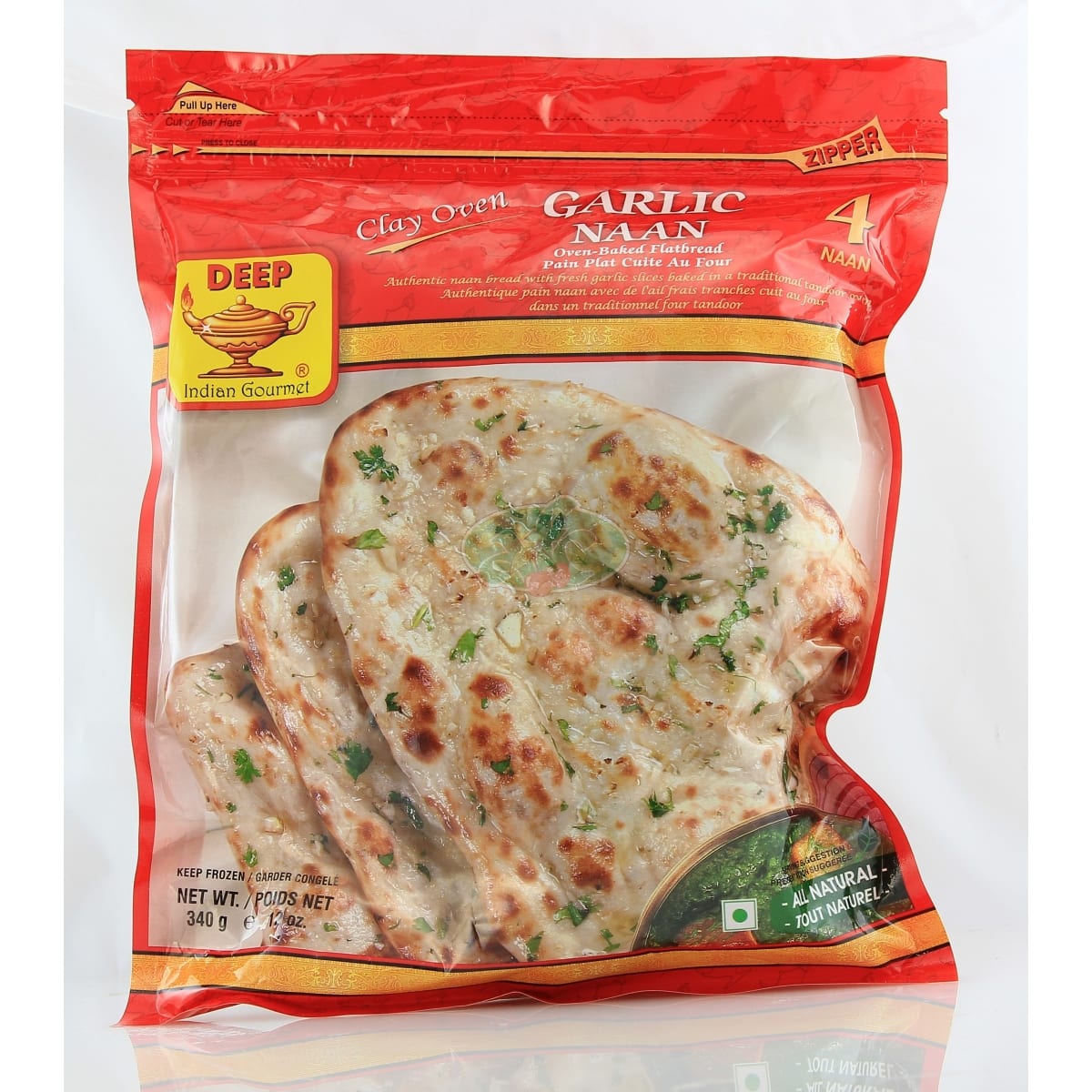 DEEP GARLIC NAAN 4 PCS