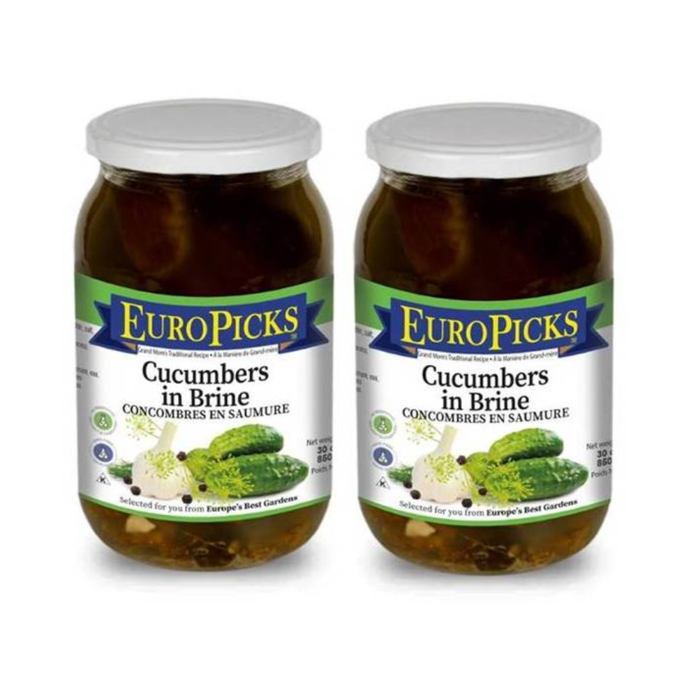 EUROPICKS BABY CUCUMBER PICKLES 850ML