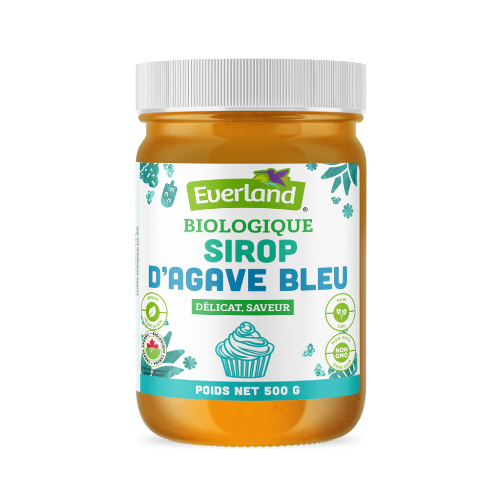 EVERLAND BLUE AGAVE SYRUP ORGANIC 500 GM