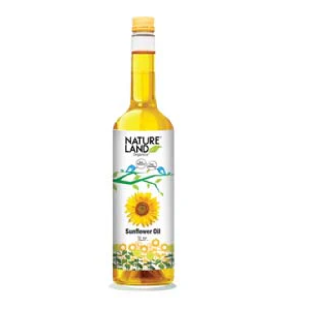 EVERLAND ORGANIC SUNFLOWER OIL 375ML