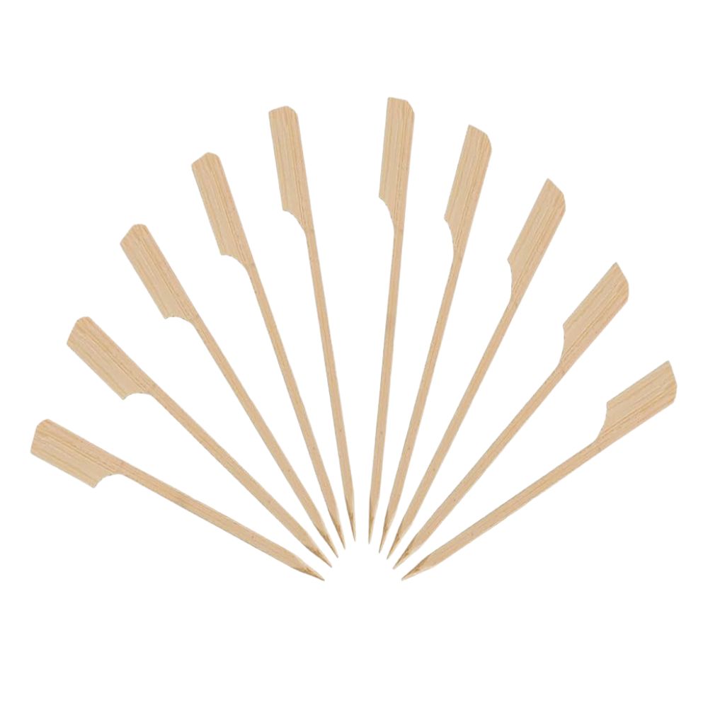 FRESH IMPRESSION C-40P 6" BAMBOO PADDLE SKEWER 100 COUNT