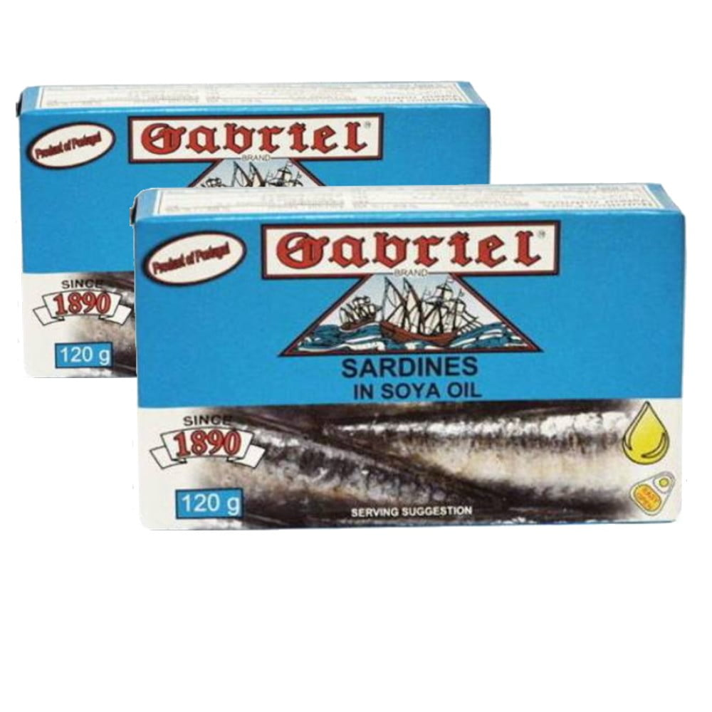 GABRIEL SARDINES IN SOYA OIL 120GM
