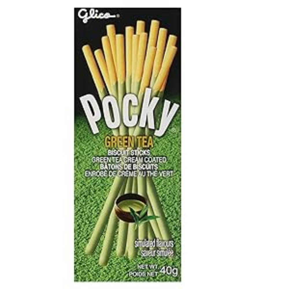 GLICO POCKY GREEN TEA SMALL 40GM