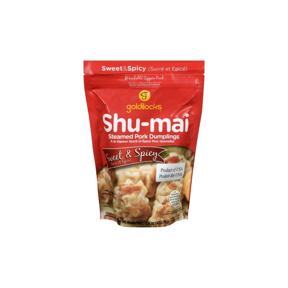 GOLDILOCKS PORK DUMPLING SIOMAI SWEET SPICY 454GM