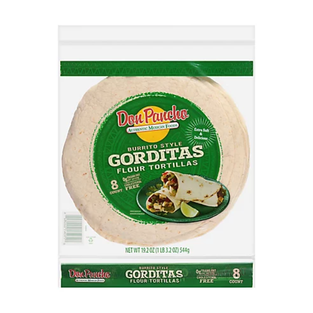 GORDITA FLOUR TORTILLA 10" 19.2 OZ