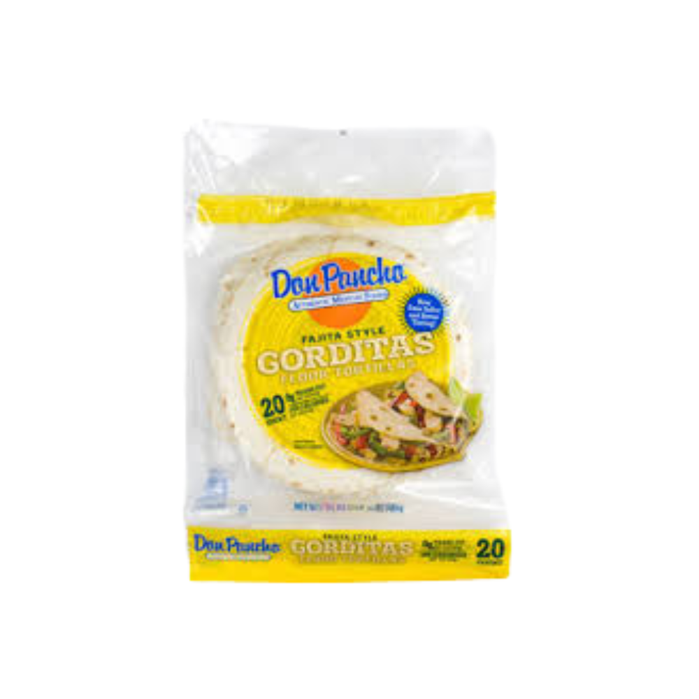 GORDITA FLOUR TORTILLA 6" 25OZ
